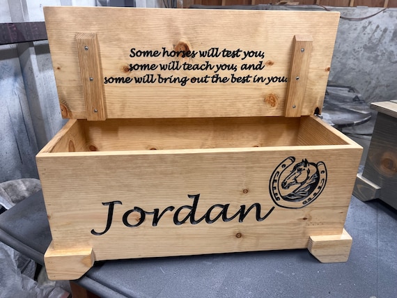 Personalized Engraved Toy Chest Hope Chest Toy Boy Memory