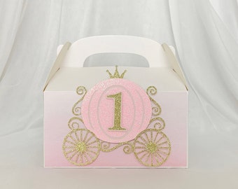 Princess Party Favors, Princess Favor Boxes, Princess Birthday, Princess Party, Princess Theme, Pumpkin Carriage Party Favors