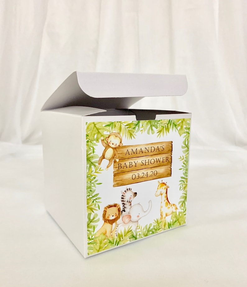Safari Baby Shower Jungle Baby Shower Safari Party Favors Etsy