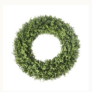 UV Boxwood ROUND Wreath 20&quot;