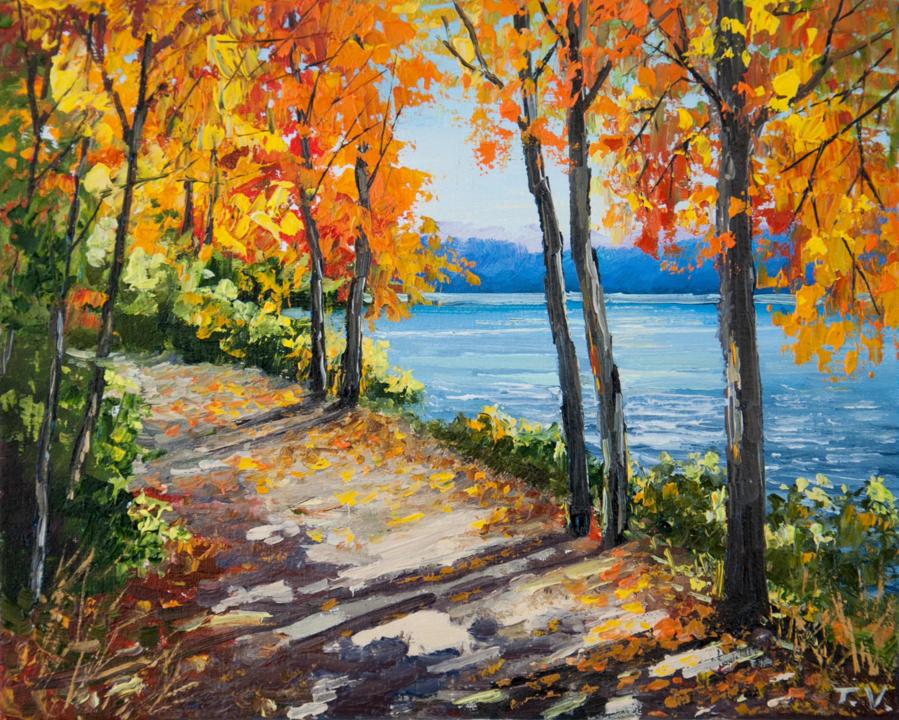 autumn landscape paintings