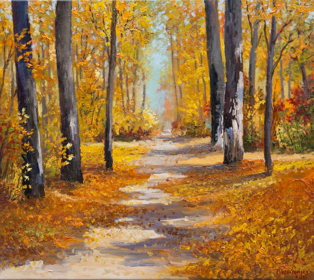 秋の風景 油彩画 2021225689.jpg
