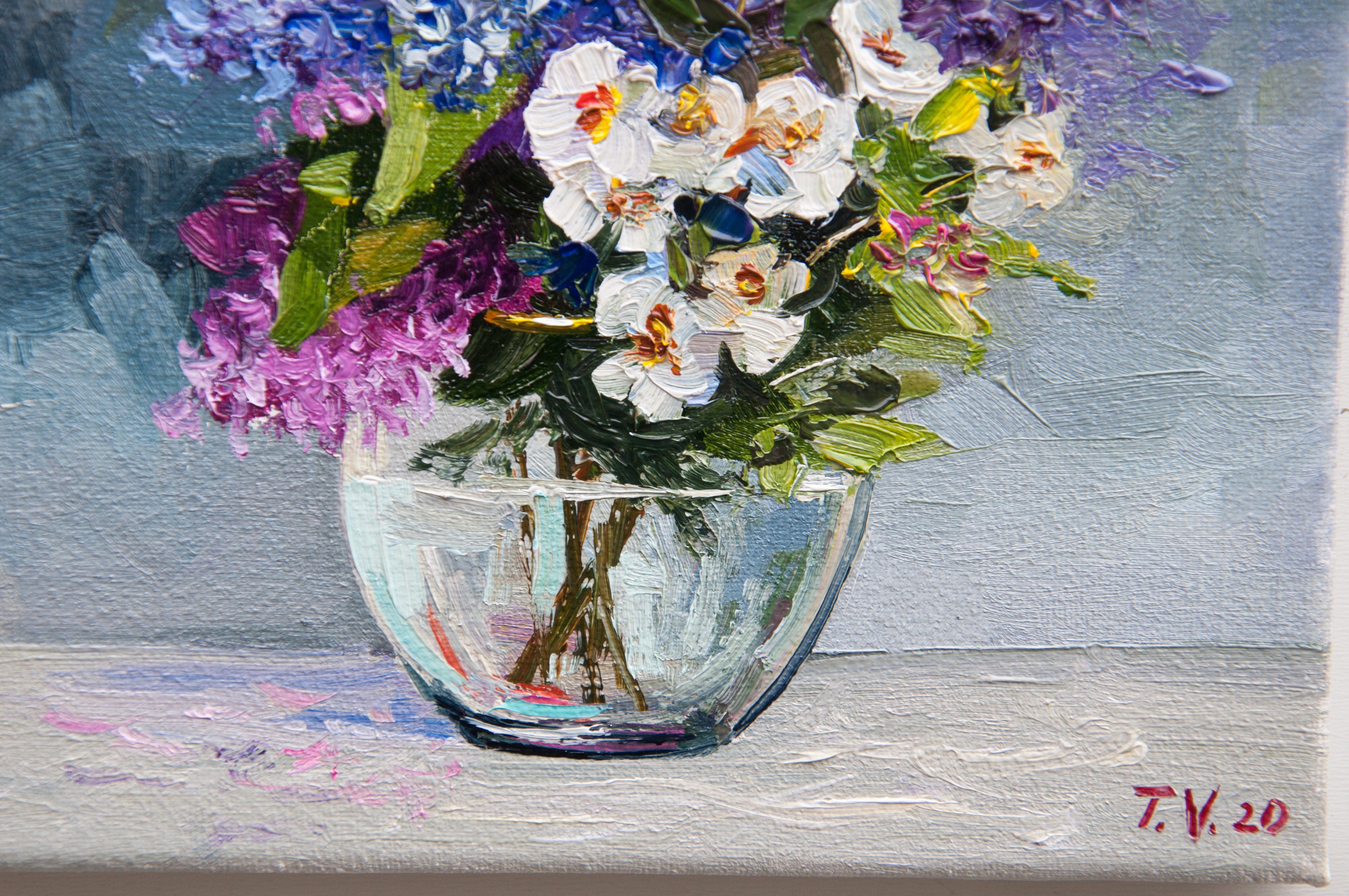 Buy oil painting on canvas «Still life with lilac», flowers