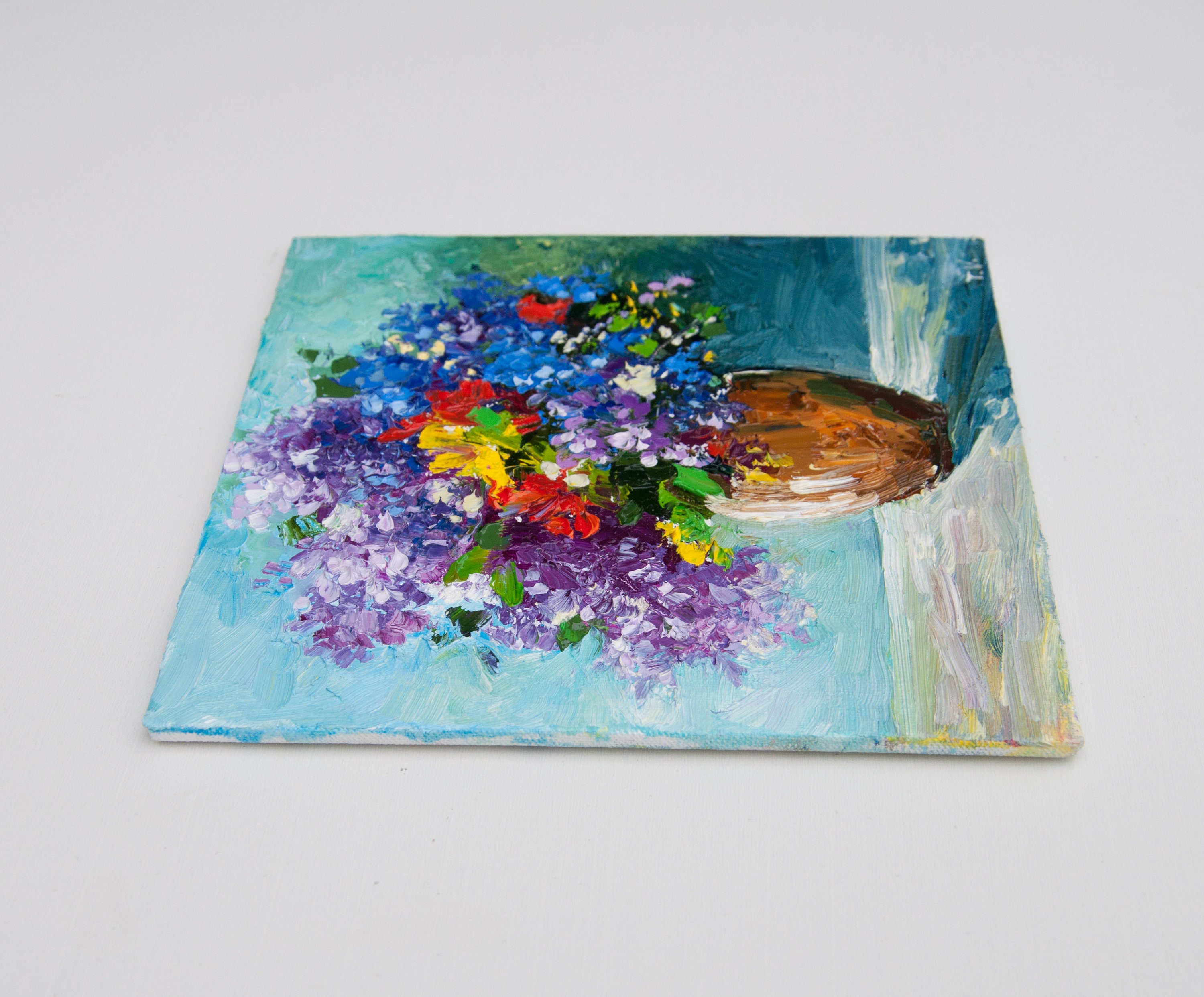 Buy oil painting on canvas «Still life with lilac», flowers