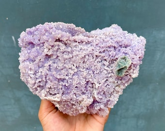 Funkelndes Traubenachat - Druzy Crystal Cluster, 1417 Gramm