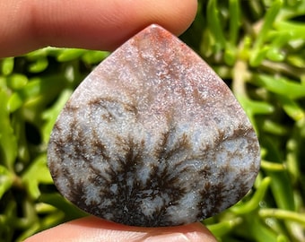 Superb Plume Agate Cabochon - Indonesian Plume Agate Stone