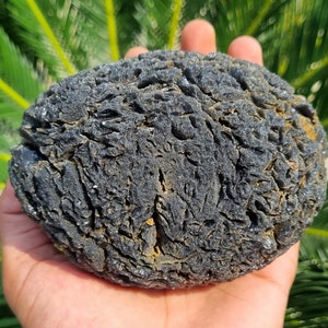 Cúmulo de tectita Agni Manitite - Perla del Fuego Divino, Java - 897 gramos