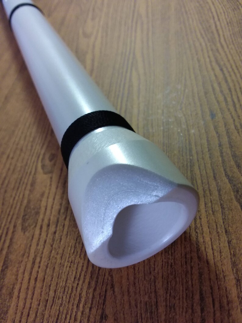 PVC Shakuhachi japanische Flöte 18 in D weiße Perle Farbe Etsy