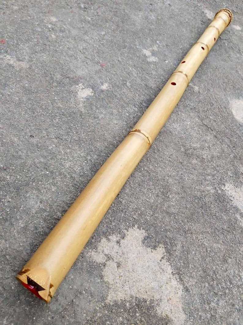 2.7 Jiari Bamboo Shakuhachi Flute in key G pitch 432 hz Etsy