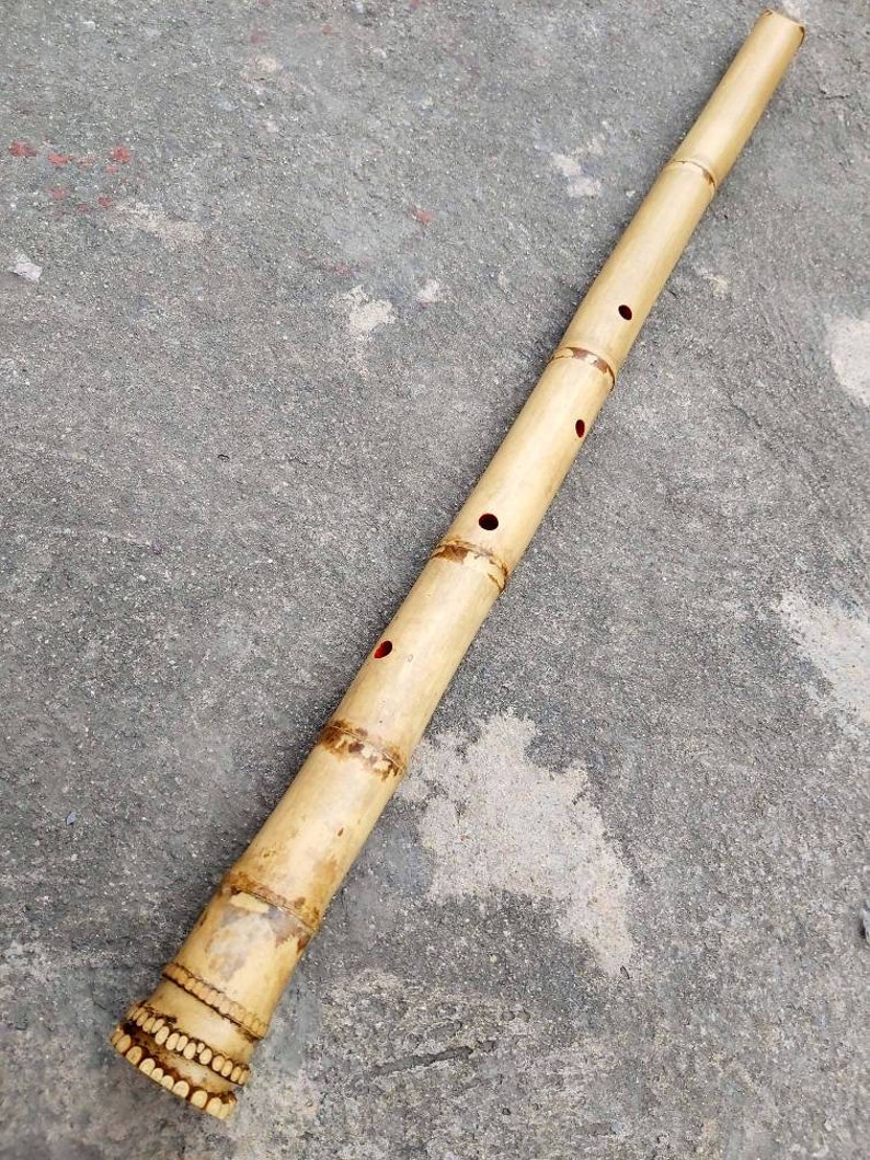 2.7 Jiari Bamboo Shakuhachi Flute in key G pitch 432 hz Etsy