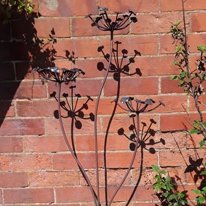 Triple Parsley, plant pins, garden art