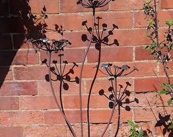 Triple Parsley, plant pins, garden art