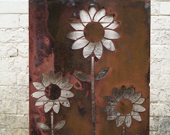 Sunflower wall panel