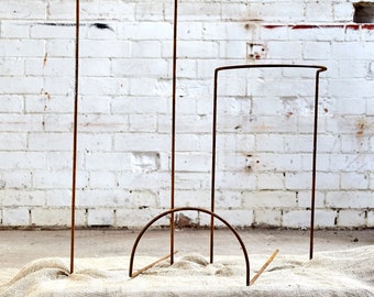 Plant supports, solid steel plant support,handmade