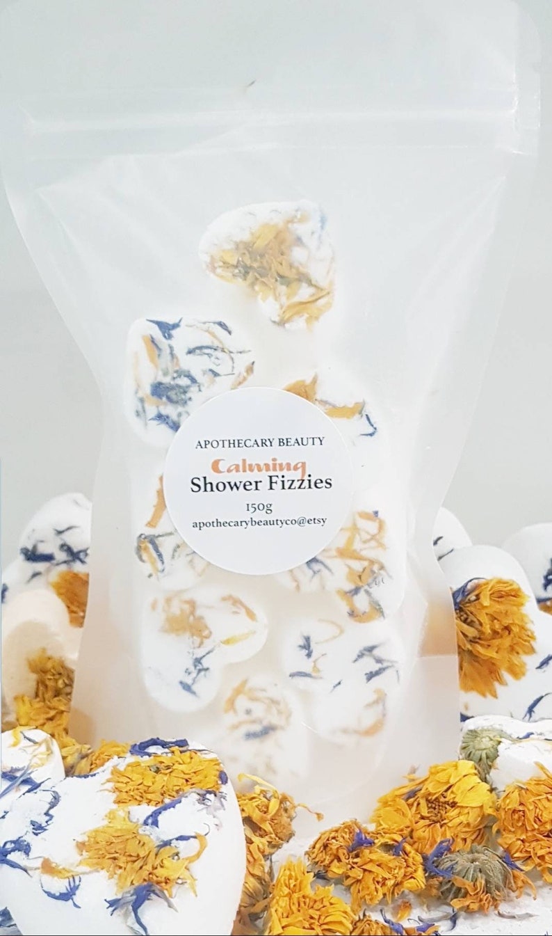 Calming Aromatherapy Shower Fizzies Essential Oil Blend Etsy Australia