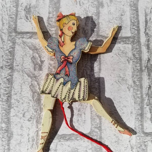 Pull String Puppet - Etsy
