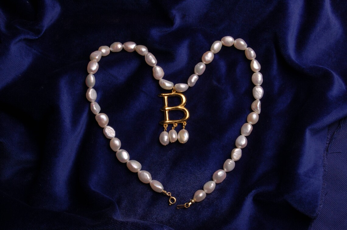 Anne Boleyn B Freshwater Pearl Necklace Etsy Canada
