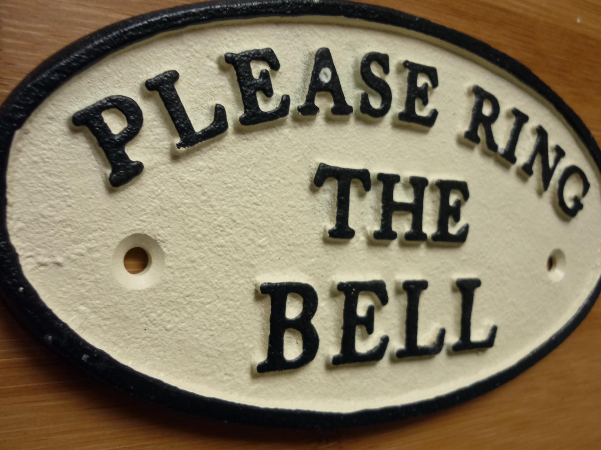 Please Ring The Bell Sign FREE DELIVERY Hand Painted | Etsy