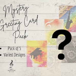 Mystery Pack Greeting Card Set