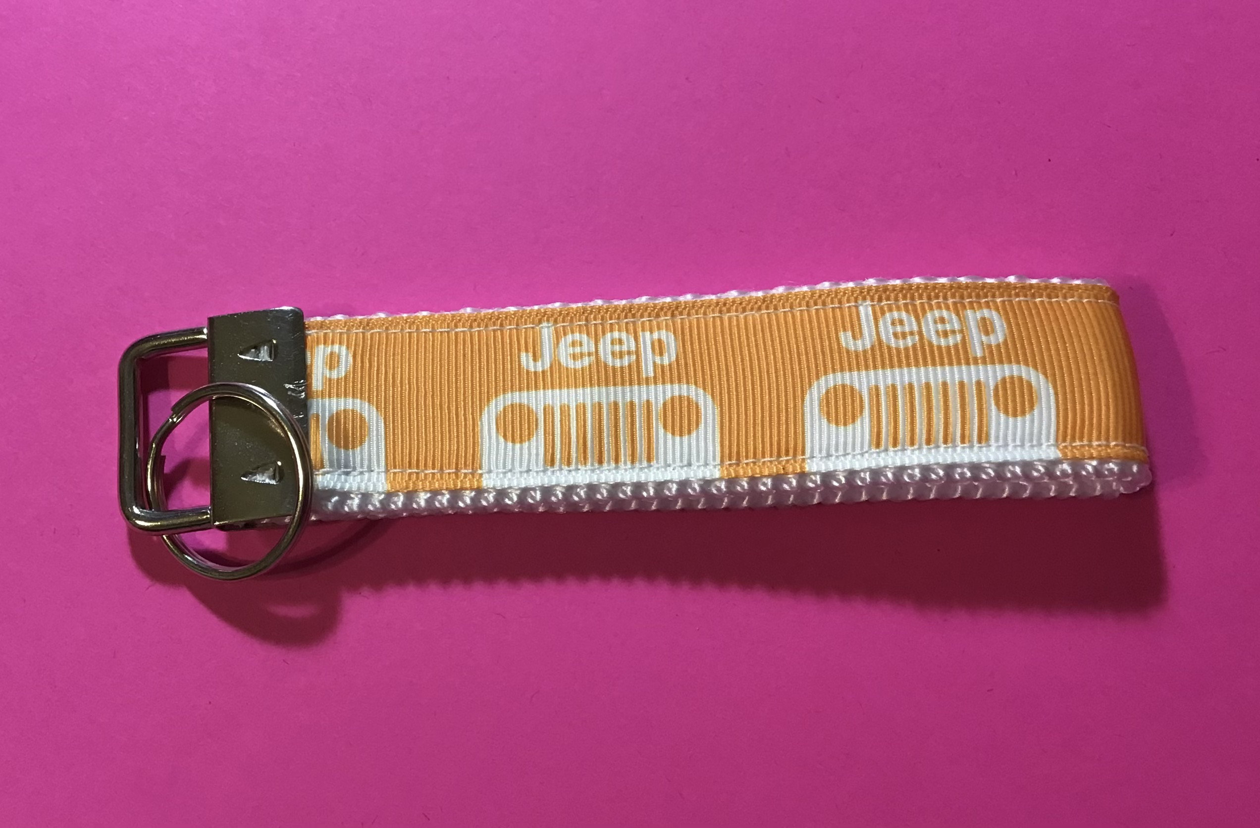 Jeep Ribbon Nylon bing Keychain Etsy