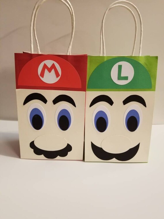 Super mario brothers goody bags | Etsy