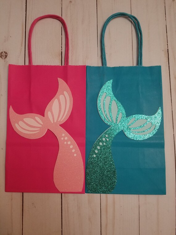 Mermaid Tail Goody bags Mermaid goody bags mermaid favor bags Etsy Mexico