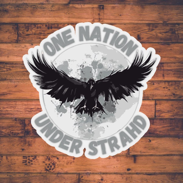 One Nation Under Strahd Sticker | Curse of Strahd | DnD Sticker | Dungeons and Dragons Stationary | Character Sheet | DM Gift | TTRPG