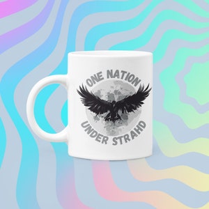 Dungeons and Dragons I One Nation Under Strahd Mug | DnD Curse of Strahd inspired Barovia Drinking Cup Tea | Ravenloft Geek Gifts Him Her