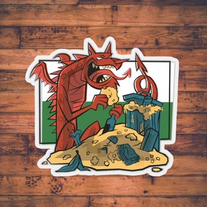 Adesivo Goblin / Adesivo DnD / Dungeons and Dragons Stazionario / Scheda Personaggio / Regalo DM / Adesivi TTRPG