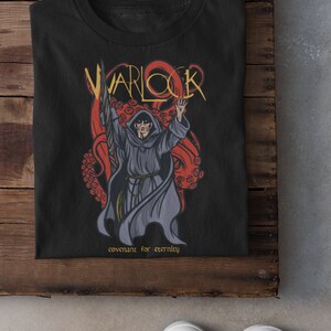 THE WARLOCK T-Shirt l Dungeons and Dragons Inspired Unisex Shirt l Funny Fantasy Tee TTRPG l Dungeon Master Present l Geek Gift for Him Her