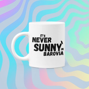 Dungeons and Dragons I It&#39;s Never Sunny In Barovia Mug | DnD Curse of Strahd inspired Drinking Cup Coffee Tea | Ravenloft Geek Gifts Him Her