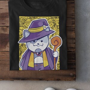 THE WIZARD - SORCERER T-Shirt l Dungeons and Dragons Cat Inspired Unisex Shirt l Fantasy Tee l Dungeon Master Present l Geek Gift Him Her
