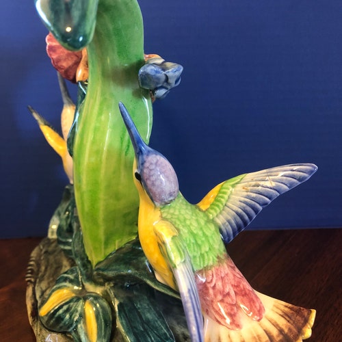 Stangl Double Hummingbird Figurine, Vintage Stangl Hummingbird Figurine, Broadtailed shops Hummingbird Pair, Stangl Birds Figurine