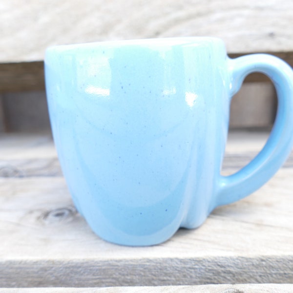 Vintage Lazy Bones Robins Egg Blue Coffee Mug, Vintage Frankoma Blue Coffee Cup, Frankoma Robin Egg Blue Cup, Frankoma Tea Cup