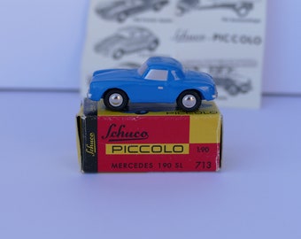 Schuco Piccolo 704 Mercedes Benz 1936 Race-car With Start Number 1