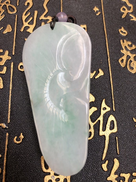 Natural Green Jade Fox Pendant Necklace - Hand-Carved Amulet Charm, Fashion Jewelry Gift - View #10