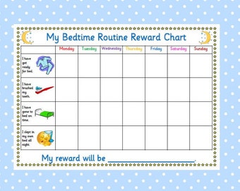 Kids Night Time Routine - Etsy
