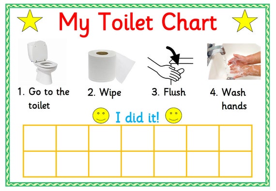 Toilet Training Reward Chart Printable