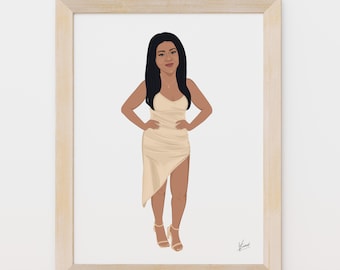 No AI Custom Cartoon Portrait From Photo, Custom Full Body Character Art, Custom Avatar Art For Social Media, Character Commission
