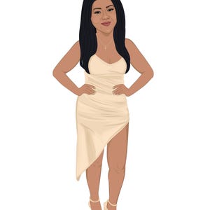 No AI Custom Cartoon Portrait From Photo, Custom Full Body Character Art, Custom Avatar Art For Social Media, Character Commission image 3