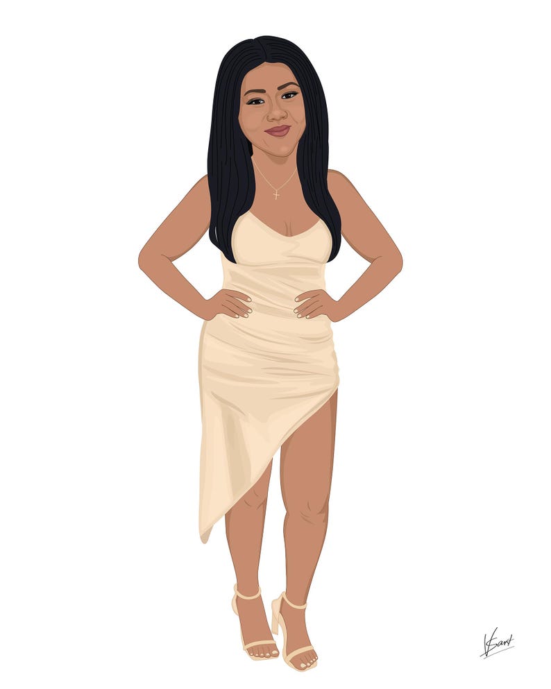 No AI Custom Cartoon Portrait From Photo, Custom Full Body Character Art, Custom Avatar Art For Social Media, Character Commission image 3