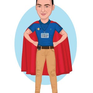 No AI Custom Cartoon Portrait From Photo, Custom Full Body Character Art, Custom Avatar Art For Social Media, Character Commission image 14