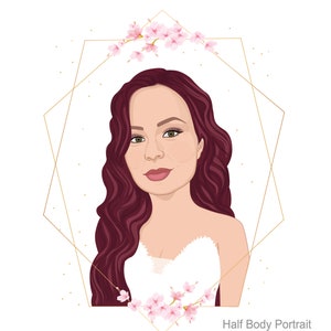 I will draw a CUSTOM AVATAR portrait from your photo, Custom Cartoon Portrait, Headshot Portrait, Half Body or Full Body Illustration