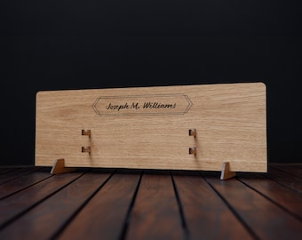 Wooden Display For Drumsticks | Light | Drummer Gift