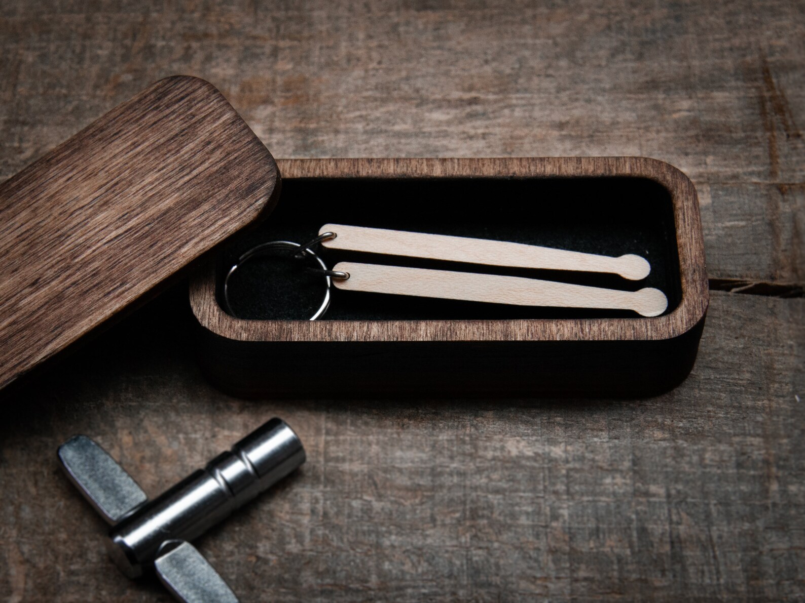 Personalized Drumstick Keychain Maple / Personalized Drum Gift Etsy