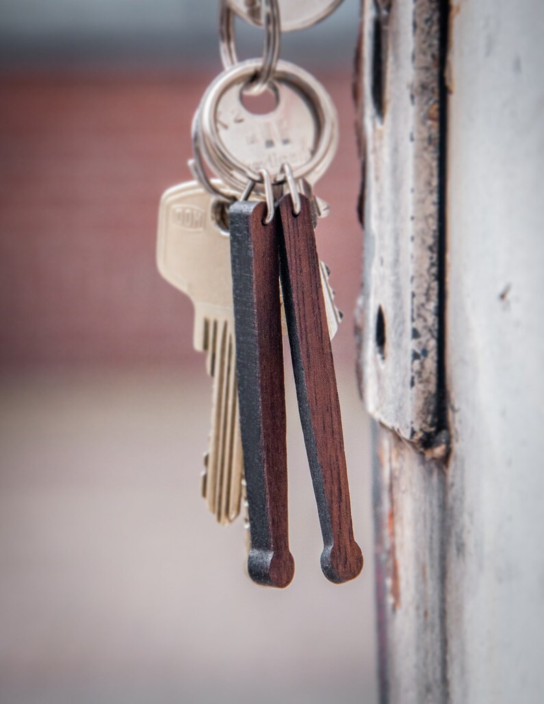 Personalized Drumstick Keychain Walnut / Personalized Drum Etsy