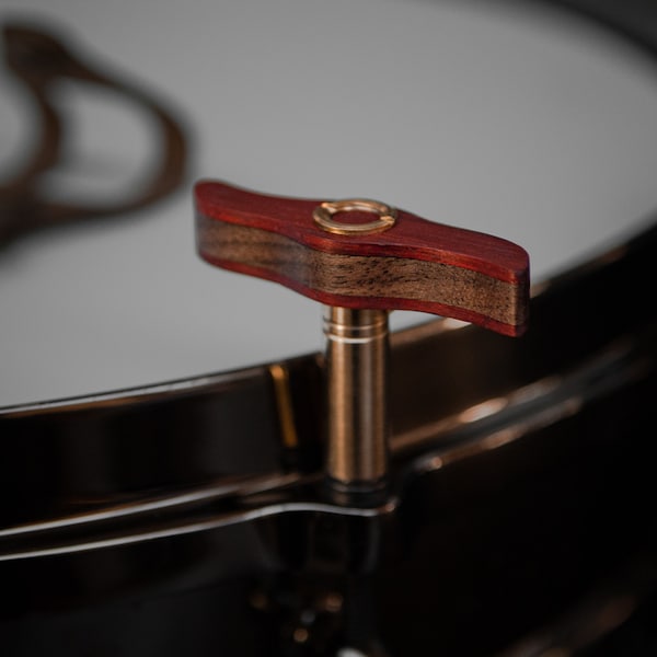 Imperial Drum Key | Magnetic | Handmade | Walnut & Padauk