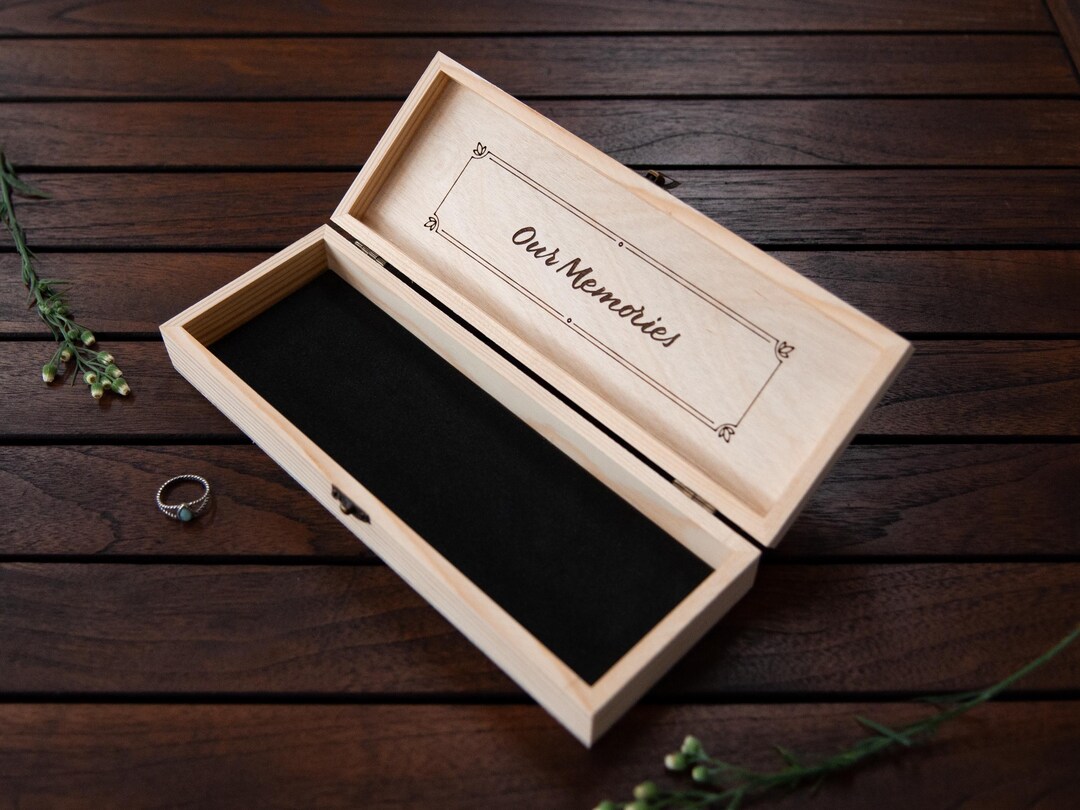Personalized Wooden Box Custom Engraving Memory Box, Keepsake Box ...