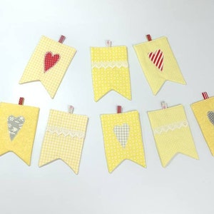Pennant yellow * Summer * Garland * Balcony * Window decoration *