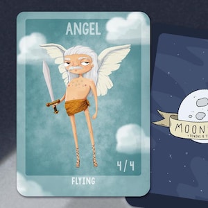 5 Angel Tokens for Magic the Gathering, MTG